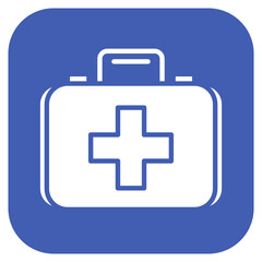 Fototapeta premium First Aid Kit icon vector image. Can be used for Shooting.