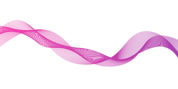 Purple wave pattern with gradient effect lines