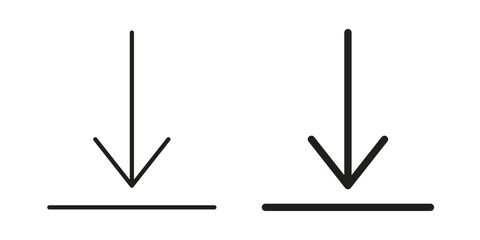 Download icons collection vector design illustration isolated. EPS10