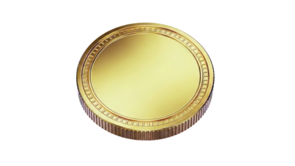 Blank Gold Coin