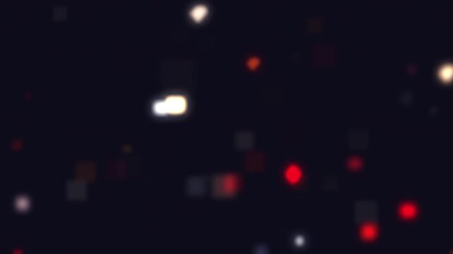Abstract bokeh pixel lights digital background
