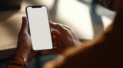 Close-up of Person Holding Smartphone