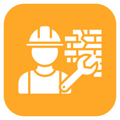Restoration Work icon vector image. Can be used for Archeology.