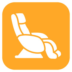 Massage Chair icon vector image. Can be used for Nursing Home.