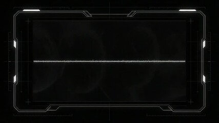 A sleek digital interface framed by modern design, an image of futuristic tech display, perfect for technological and scientific projects. - Powered by Adobe