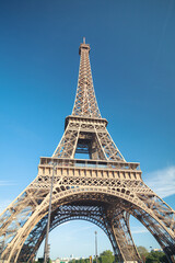 Morning Eiffel Tower in Paris