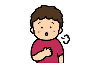 Obraz premium ほっとする アジア人の男の子