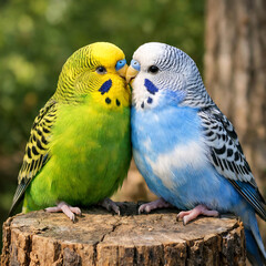 pair of parrots