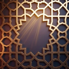 Serene Ramadan Night &ndash; Crescent Moon, Glowing Lanterns & Sacred Islamic Ambience