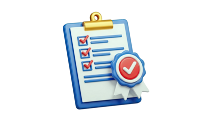 Checklist with Approval Seal