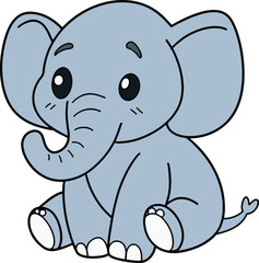 Naklejka premium elephant