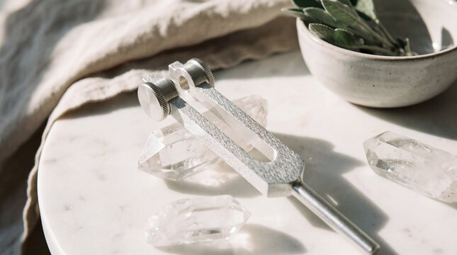 Tuning Forks and Quartz Crystals for Sound Healing