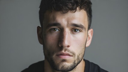 Fototapeta premium studio portrait of a young man