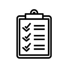 Checklist clipboard task list to do list check mark survey form planning report schedule document project management