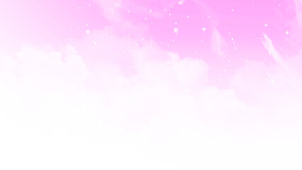 Beautiful pink sky clouds