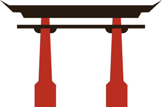 Chinese Gate Illustration