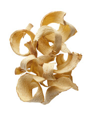 Crispy Delights: A close-up studio shot highlights the enticing texture and golden hue of crispy food item, a delightful snack, tempting the senses and stirring hunger.