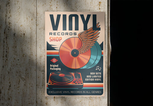 Urban Poster Mockup for Guerrilla Art