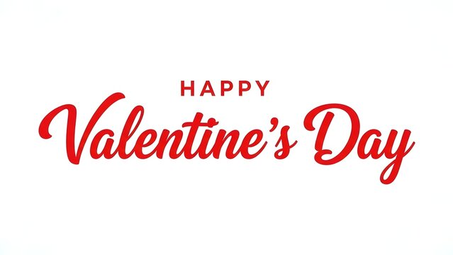 Happy valentine's day greeting card