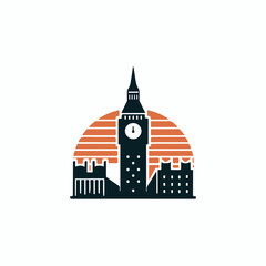 Fototapeta premium Big Ben Logo