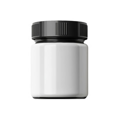 black plastic container