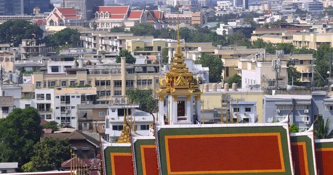 Wat Ratchanatdaram is a buddhist temple located in Bangkok, Thailand also known as Loha prasat means Iron palace.