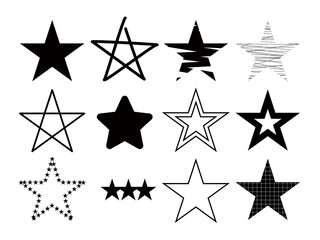 Obraz premium いろいろ星セット10