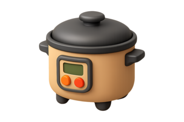 3d rice cooker for best cooking, Perfect Cook, Smart Rice Maker, Kitchen Essential, Steam Master, High quality Realistic image.
