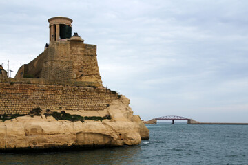 Siege Bell Monument in Valletta, the inside bell commemorates the siege, Malta