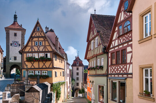 Rothenburg ob der Tauber is a town in the district of Ansbach in the federal state of Bavaria, Germany