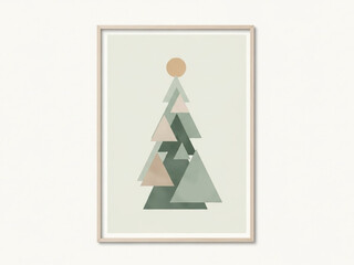 北欧風クリスマスツリーアート