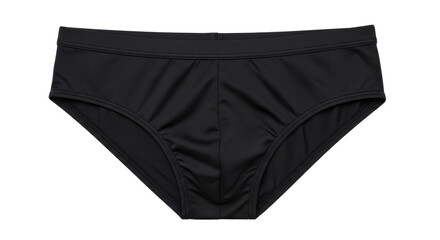 A pair of black, minimalist men's underwear png transparent