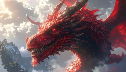 dragon head in the sky