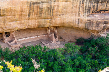 Cliff Dwelling Ruins in Mesa Verde NP, Colorado