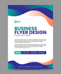 Business flyer design template