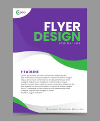 Flyer design template