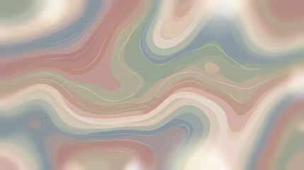 An artistic representation of abstract backgrounds featuring fluid shapes and pastel colors in a mesmerizing illustration