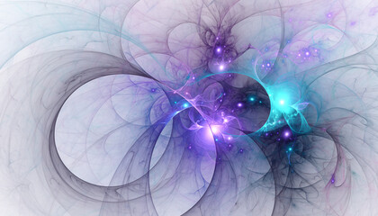 Vibrant abstract backgrounds with swirling patterns and glowing neon lights in a futuristic digital art environment from a close-up viewpoint