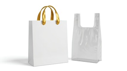 white paper bag
