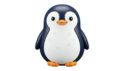 Fototapeta premium 3D Rendered Cartoon Penguin
