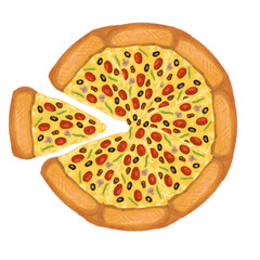 pizza illustration