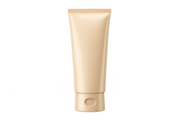 Cosmetic tube dispenser for lotion cream mockup transparent background