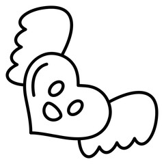 Heart Wings Icon