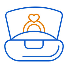 Wedding Rings Box Icon