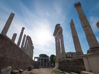 Pergamon Ancient City. Bergama, İzmir Province, T&uuml;rkiye.