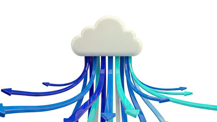 Cloud Computing Data Flow with Arrows