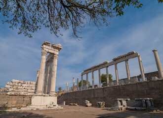 Pergamon Ancient City. Bergama, İzmir Province, T&uuml;rkiye.