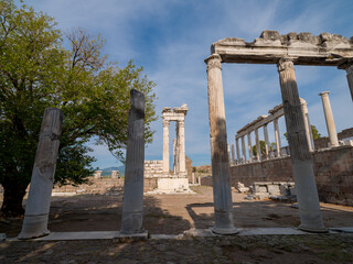 Pergamon Ancient City. Bergama, İzmir Province, T&uuml;rkiye.