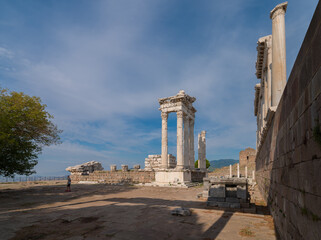Pergamon Ancient City. Bergama, İzmir Province, T&uuml;rkiye.