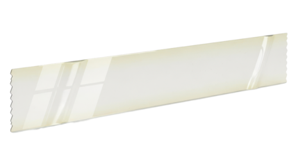 Blank duct tape strip mockup silver fabric mesh texture straight layout heavy duty look isolated on white background